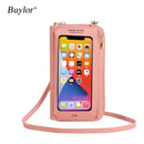 Bolsa Transversal Feminina Porta Celular com Touchscreen