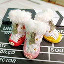 Botas de Neve para Animais de Estimação Cães Novo 4pcs/lote Botas Anti-Derrapantes para Neve para Pequenos Animais Acessórios de Calçados para Gato e Filhote