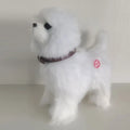 Brinquedos de Cachorro Robô Filhote Interativo Animal de Pelúcia Eletrônico Controle de Som Andar Latir Ursinho Elétrico Controle ao Toque Música Presente para Criança