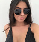 Óculos de Sol Masculinos Hexagonais NOVOS Óculos de Sol Femininos Armação de Metal Óculos de Pesca Dourados Chá Lentes de Sol Homem Óculos UV400