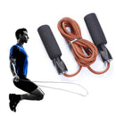 Corda de Pular de Couro para Mulheres e Homens Pular Cordas Ajustável Comprimento Treinamento de Velocidade Exercício Aeróbico Fitness