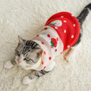 Roupas para Pets para Cães Pequenos e Médios Suéter de Natal de Tricô para Cachorro Suéter de Inverno Quente para Gato Casaco Corgi Teddy Suprimentos de Ano Novo para Pets