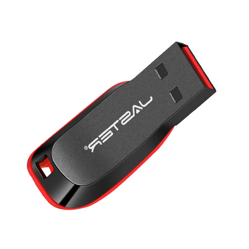 Pen Drive de Plástico Flash Drive 2.0 Vermelho U Disk 128MB 4GB 16GB 32GB Pen Drives USB Chaveiro Carro/TV/Computador