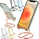 Suporte para Celular para Mesa, Porta-Cartões de Visita, Suporte de Celular de Metal Fofo, Base de Arame de Metal para Celular e Tablet