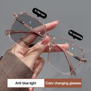 Óculos de Sol de Moda Novos Óculos Fotocromáticos de Moda Óculos de Mudança de Cor para Homens e Mulheres Óculos de Sol Anti-UV