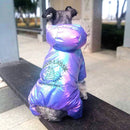 Roupas de Cachorro de Estimação Inverno Roupas Quentes para Cães Pequenos Casaco para Filhotes Macacão Acolchoado Impermeável Jaqueta de Penas para Cães Forrada com Algodão