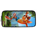 Mochilas Infantis Cartoon Crash Bandicoots Bolsa de Ombro Estojo de Lápis Mochilas Escolares de Grande Capacidade para Meninos e Meninas Melhor Presente