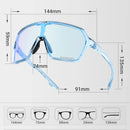 Óculos de Sol Fotocromáticos SCVCN UV400 Óculos de Ciclismo para Bicicleta Moda Óculos de Ciclismo Esportivos ao Ar Livre Óculos de Pesca para Homem MTB