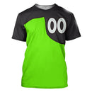 Camisetas Estampadas 3D de Desenho Animado Ben10 Anime para Homens e Mulheres, Casual, Cosplay, Streetwear, Camiseta Oversized de Manga Curta, Camisetas Masculinas, Tops de Roupa