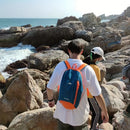 Bolsa Esportiva Masculina, Mochila Feminina, Fechamento com Zíper, Bolsas de Viagem e Lazer Estudantis, Mochilas Portáteis Impermeáveis de Grande Capacidade