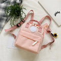 Mochilas para Crianças 2022 Nova Mochila Escolar para Meninas Mochila Retrô Feminina Mini Mochila Moda Cor Sólida Mochilas Pequenas para Estudantes