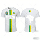 Camisa de Futebol Novo Design 2026 Top de Treinamento Listras da Bandeira do Brasil Maillot Camisa de Futebol Esportiva ao Ar Livre Secagem Rápida Camiseta Esportiva