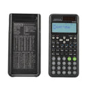Calculadora Científica Calculadora de Matemática com 417 Funções Display de 10+2 Dígitos Dupla Alimentação Ideal para Professores Faculdade