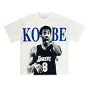 Camisetas de Verão Streetwear Basquete Kobe Bryant Gráficos Impressos Soltas e Largas Camisetas Femininas e Masculinas Tops Camiseta Unissex