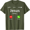 Jesus Está Chamando - Camiseta Cristã