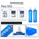 Garrafa de Água NEWBOLER 250ml 500ml TPU Dobrável Mochila de Água Esportiva Garrafa de Água Flexível Garrafa Retrátil para Corrida e Camping