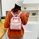 Mochilas para Crianças 2022 Nova Mochila Escolar para Meninas Mochila Retrô Feminina Mini Mochila Moda Cor Sólida Mochilas Pequenas para Estudantes