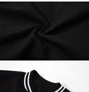 Jaqueta Masculina Gráfica 'Jesus Salvou Minha Vida' Estilo Preppy Uniforme de Baseball Casual P-5Xl Roupas de Rua