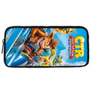 Mochilas Infantis Cartoon Crash Bandicoots Bolsa de Ombro Estojo de Lápis Mochilas Escolares de Grande Capacidade para Meninos e Meninas Melhor Presente