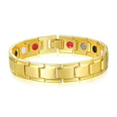 Pulseira Terapêutica de Força Masculina Estilosa e Moderna Ajustável Saúde Dormir Melhor Energia Pulseiras Bio Magnéticas Braceletes para Presente Masculino