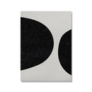 Arte de Parede Abstrata Moderna Geométrica de Meados do Século Arcos Pretos Poster em Lona HD Decoração para Sala de Estar e Quarto