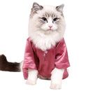 Roupas de Pet na Moda Camisa de Verão para Gato Usar Seda Brilhante Respirável Fina Não Gruda Pelo Roupas Tradicionais Chinesas Vestidos para Gato