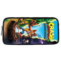 Mochilas Infantis Cartoon Crash Bandicoots Bolsa de Ombro Estojo de Lápis Mochilas Escolares de Grande Capacidade para Meninos e Meninas Melhor Presente