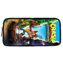 Mochilas Infantis Cartoon Crash Bandicoots Bolsa de Ombro Estojo de Lápis Mochilas Escolares de Grande Capacidade para Meninos e Meninas Melhor Presente