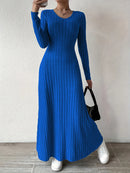 Vestidos Femininos Roupas Femininas Novo Vestido Longo de Manga Longa com Decote em V Tricotado para Mulheres Vestidos Longos Elegantes de Festa Roupas Góticas 2025