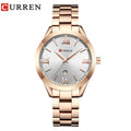 Relógio CURREN de Ouro Feminino Relógios de Pulso Criativos de Aço Pulseira Feminina Relógio Mulher Relógio Feminino Montre Femme