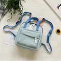 Mochilas para Crianças 2022 Nova Mochila Escolar para Meninas Mochila Retrô Feminina Mini Mochila Moda Cor Sólida Mochilas Pequenas para Estudantes