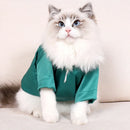 Roupas de Pet na Moda Camisa de Verão para Gato Usar Seda Brilhante Respirável Fina Não Gruda Pelo Roupas Tradicionais Chinesas Vestidos para Gato