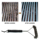 Escova de Churrasqueira Grill BBQ Ferramenta de Limpeza Acessórios para Churrasco Cerdas de Aço Inoxidável Escovas de Limpeza Antiaderentes Acessórios para Churrasco