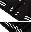 Jaqueta Masculina Gráfica 'Jesus Salvou Minha Vida' Estilo Preppy Uniforme de Baseball Casual P-5Xl Roupas de Rua