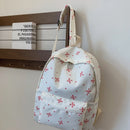 Mochila de Volta às Aulas com Estampa Divertida de Laço, Conforto Matelassê e Sistema de Organização com Múltiplos Bolsos para a Vida Universitária das Mulheres