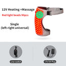 Massageador de Quadril - 3 Níveis com Luz Vermelha, Aquecimento e Vibração, Alivia Dores Musculares, Artrite, Auxilia na Recuperação Esportiva, Para Fãs de Fitness