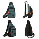 Bolsas Masculinas de Peito Bolsa Transversal de Um Ombro Grande Capacidade Esporte ao Ar Livre Lazer Moda Bolsa Pequena de Ombro Mochila Masculina
