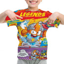 Camiseta Padrão 3D SuperThings Infantil Camiseta O-neck Manga Curta Roupas Meninas Casual Camiseta Tops Primavera Verão Roupas Infantis