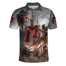 Novas Camisas Polo Masculinas e Femininas com Estampa 3D de Jesus, Camisas Polo de Gola Casual, Botões, Tops Casuais, Camisetas Masculinas Quentes de Verão