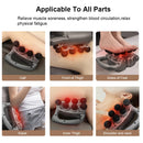 Gun de Fáscia 16 Cabeças Massageador Muscular Gun de Massagem Elétrico de Alta Frequência para Costas, Pescoço, Ombro e Cintura