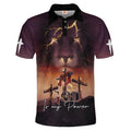 Novas Camisas Polo Masculinas e Femininas com Estampa 3D de Jesus, Camisas Polo de Gola Casual, Botões, Tops Casuais, Camisetas Masculinas Quentes de Verão