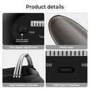 Massageador Profissional Barber Massageador Vibratório Massageador Portátil Sem Fio para Barbearia Massageador de Mão com Aquecimento USB para Corpo, Pescoço, Costas, Cabeça e Rosto