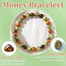 Pulseira de Cura de Prosperidade e Abundância - Pulseira de relaxamento, aumento do sucesso, força pessoal e saúde