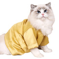 Roupas de Pet na Moda Camisa de Verão para Gato Usar Seda Brilhante Respirável Fina Não Gruda Pelo Roupas Tradicionais Chinesas Vestidos para Gato
