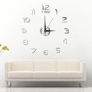 Relógio de Decoração para Quarto Grande 2D Relógio de Parede Sala de Estar Grande Jardim Espelho de Acrílico Adesivo de Decoração Arte Relógios Digitais