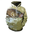 Moletom Masculino com Estampa de Padrão de Pesca de Atum Impresso em 3D Harajuku Estilo Rua Unissex Casual Pulôver Jaqueta de Outono Essencial Roupas Esportivas