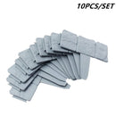 Cerca de Jardim PP, 10 unidades, borda de jardim para casa, cerca de plástico para pedra, DIY, cerca para paisagismo do quintal, ideal para gramado e jardim