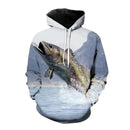 Moletom Masculino com Estampa de Padrão de Pesca de Atum Impresso em 3D Harajuku Estilo Rua Unissex Casual Pulôver Jaqueta de Outono Essencial Roupas Esportivas
