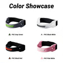 Suporte de Tecido Patelar de Joelho em PVC Ajustável, Faixa para Tendão, Almofadas de Compressão, Absorção de Impacto, Proteção Esportiva