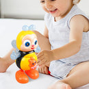 Brinquedo Musical Interativo Baby Bee Brinquedo Sensorial Divertido Brinquedo Educativo de Desenho Animado Presente para Crianças Elétrico com Luzes e Dança Robo